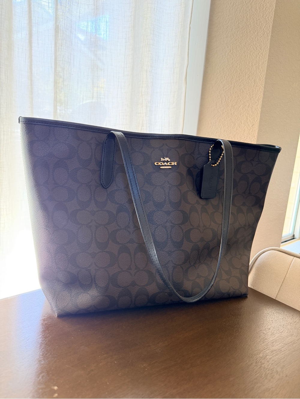 Coach City Tote Bag in Signature Canvas